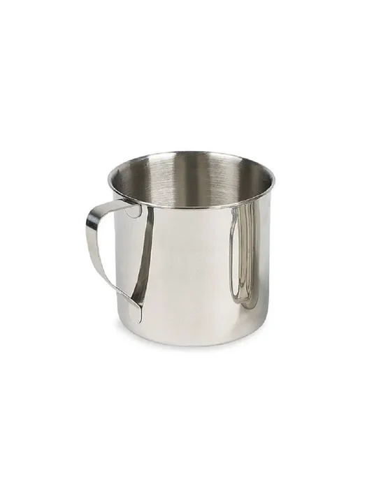 Кружка нерж.  8 см сл.